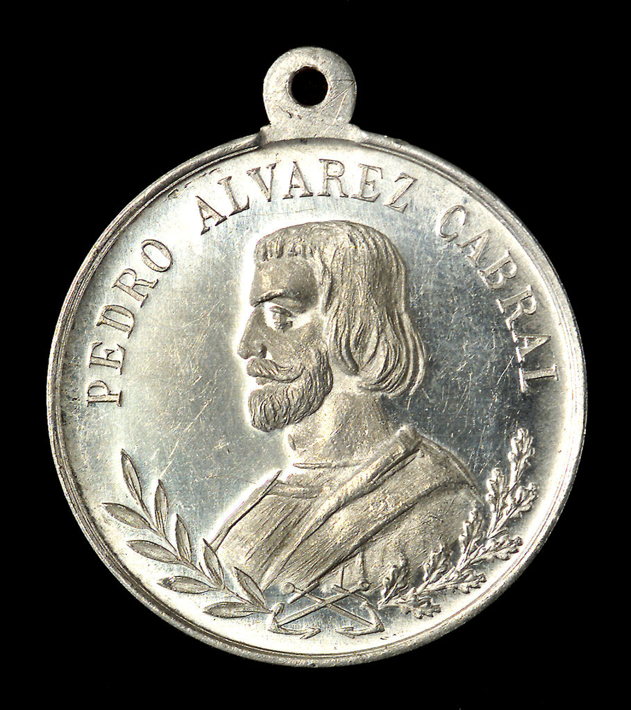 Detail of Medal commemorating the discovery of Brazil and Admiral Cabral; obverse by unknown
