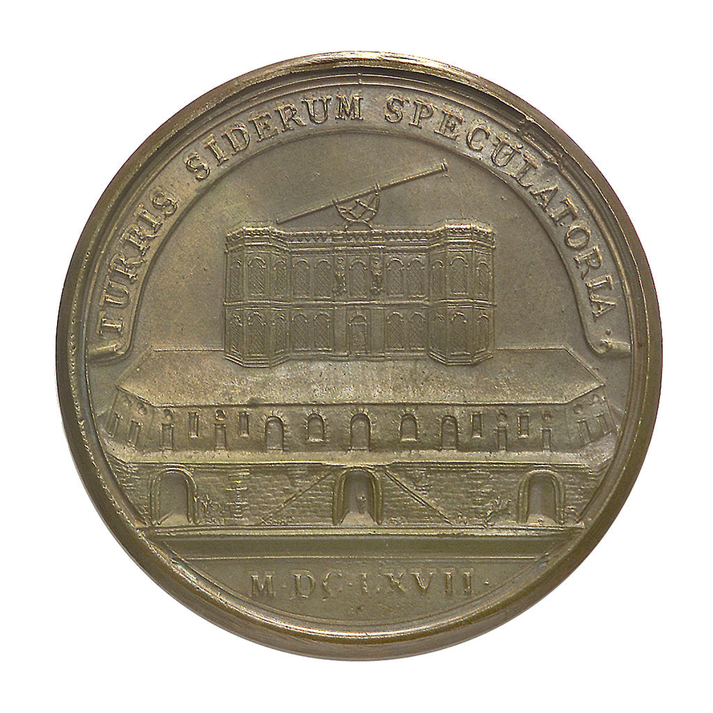 Detail of Medal commemorating Louis XIV and the Paris Observatory; reverse by J. Mauger