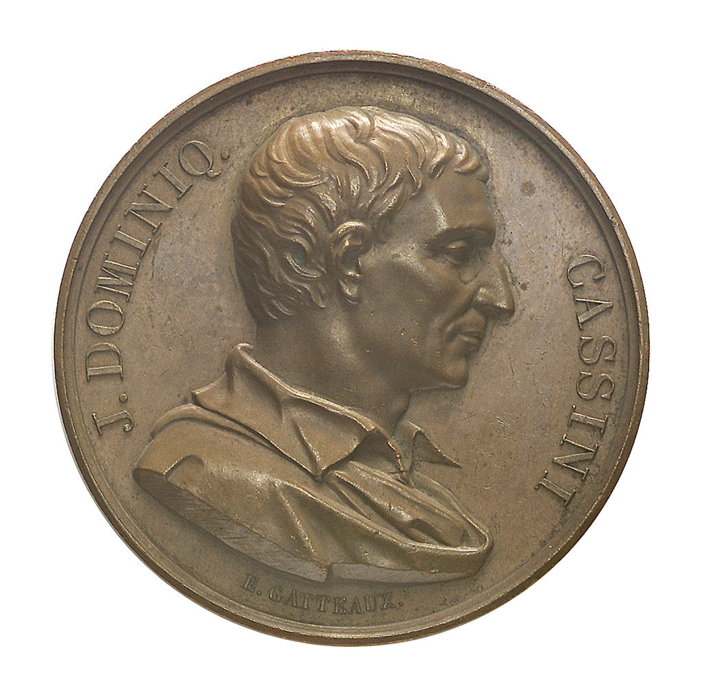 Detail of Medal commemorating John Dominic Cassini (1625-1712); obverse by J.E. Gatteaux