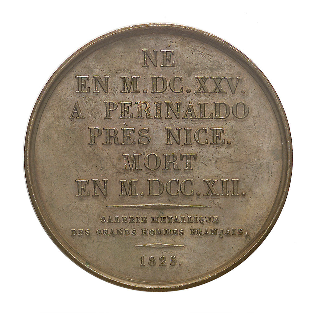 Detail of Medal commemorating John Dominic Cassini (1625-1712); reverse by J.E. Gatteaux