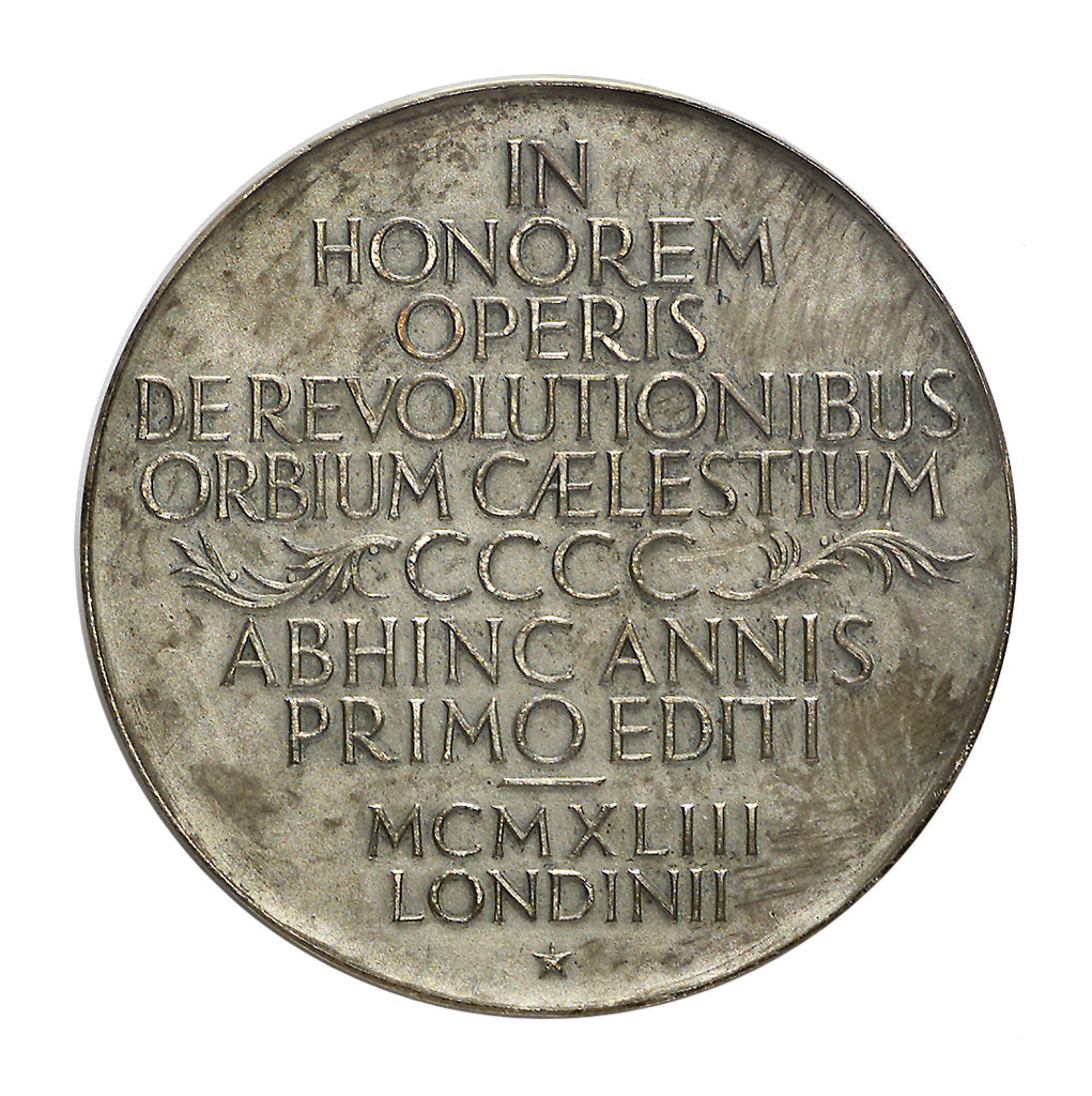 Detail of Medal commemorating the quartercentenary of the death of Nicholas Copernicus, 1943; reverse by Wojciech Jastrzebowski