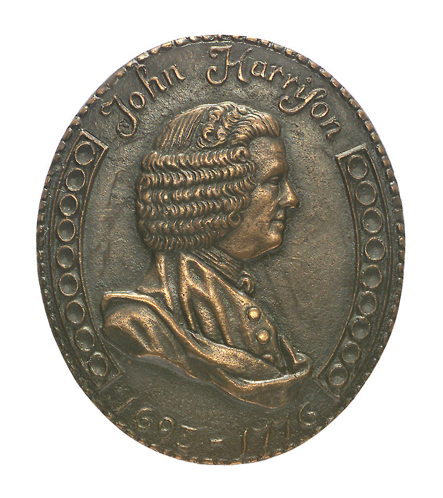 Detail of Medal commemorating the bicentenary of John Harrison's death, 1976; obverse by William Andrews