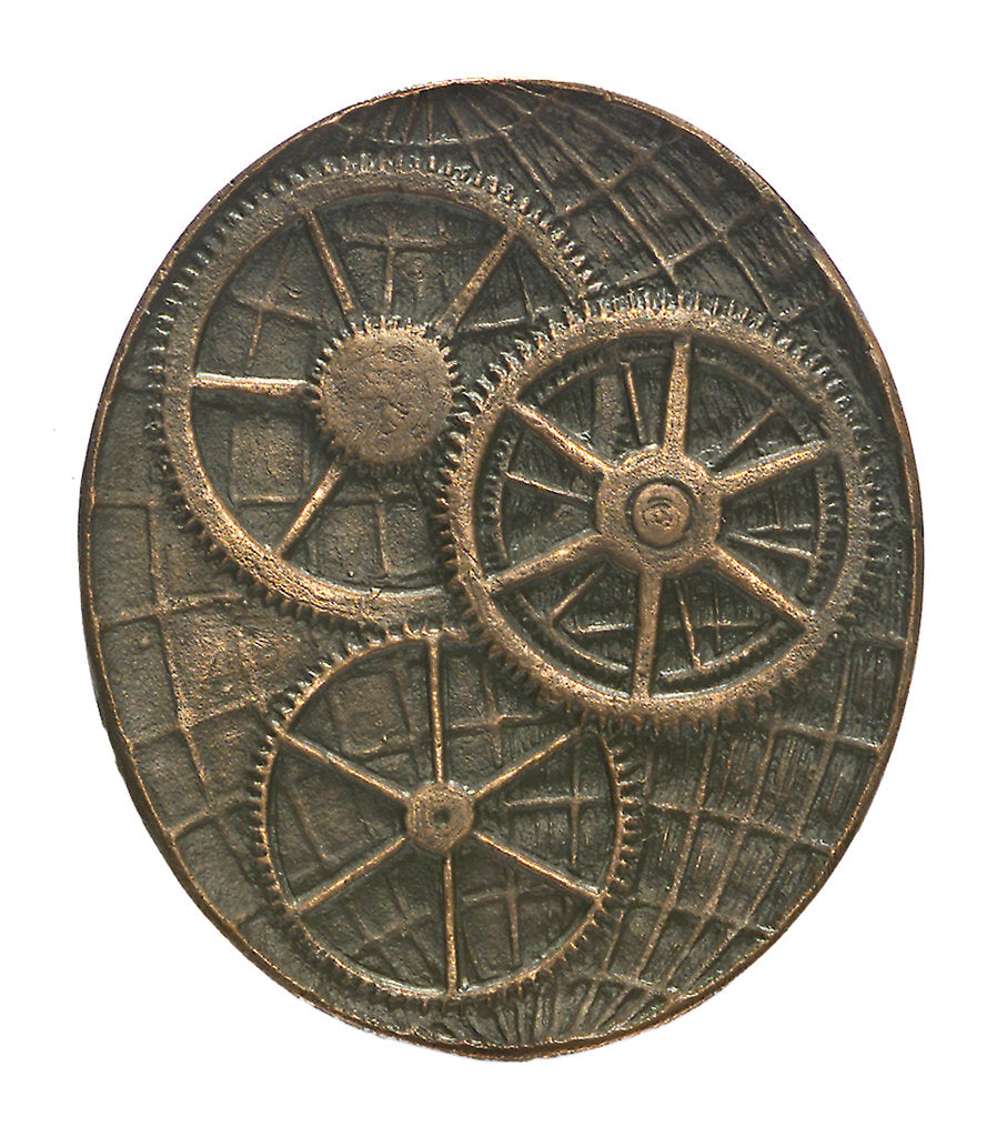 Detail of Medal commemorating the bicentenary of John Harrison's death, 1976; reverse by William Andrews