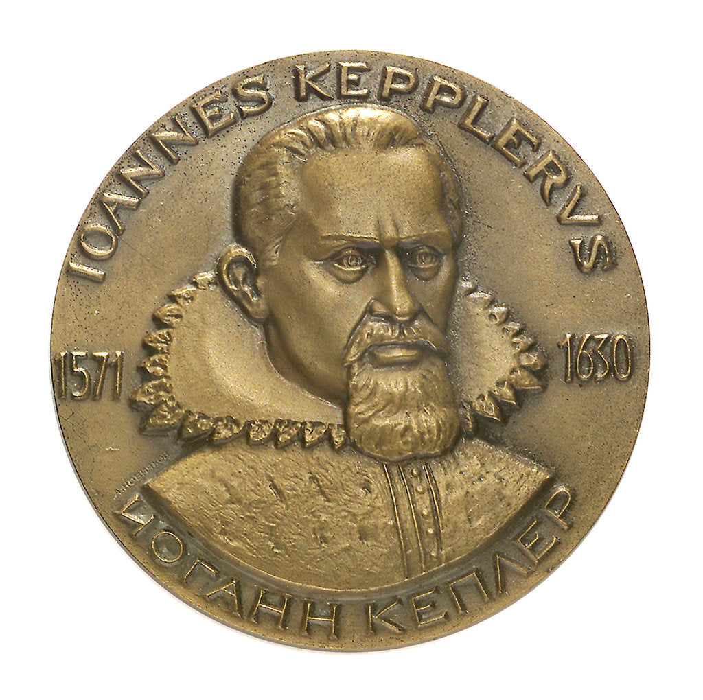 Detail of Medal commemorating Keppler symposium, 1971; obverse by unknown