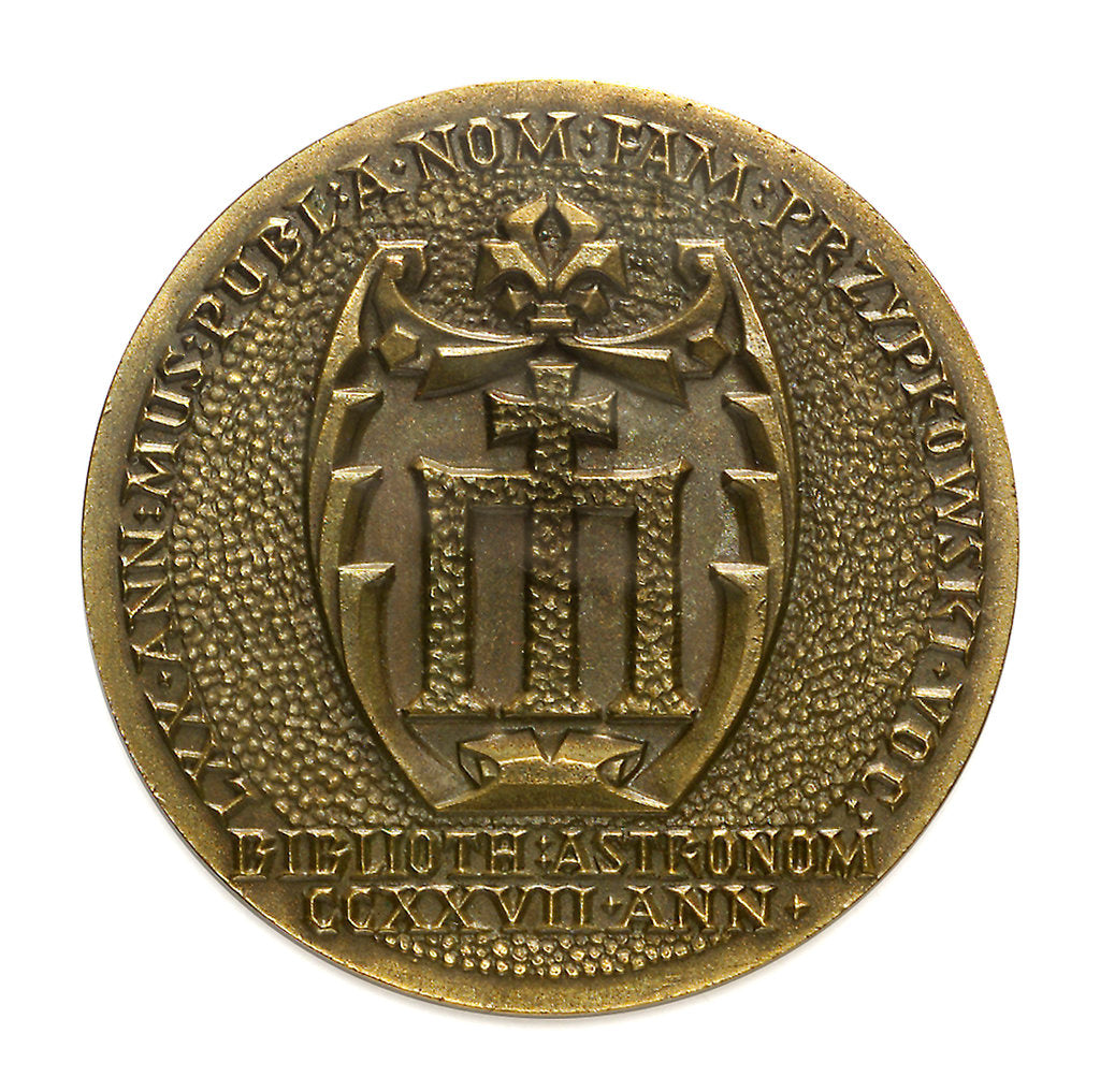 Detail of Medal commemorating the 11th International Congress of the History of Science, 1965; obverse by unknown