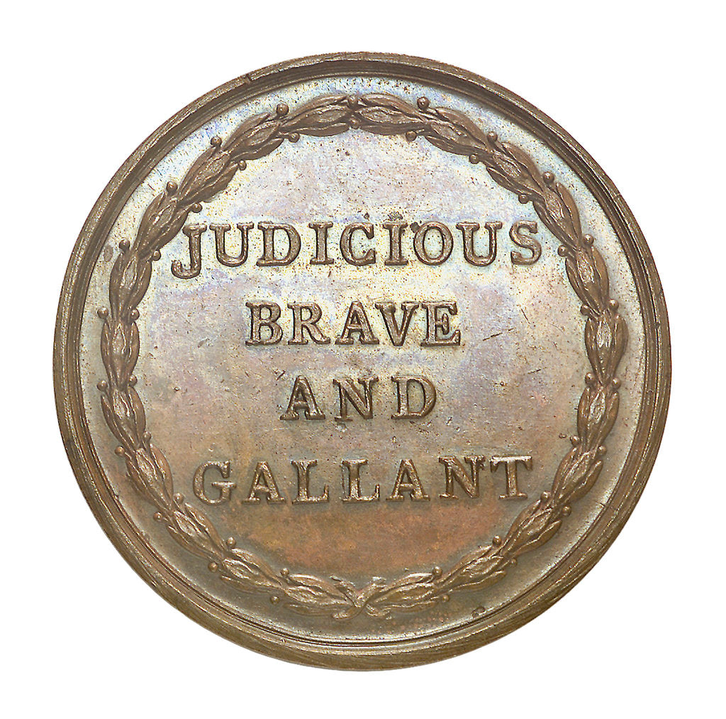 Detail of Medal commemorating Admiral Augustus Keppel (1725-1786); reverse by I.H.