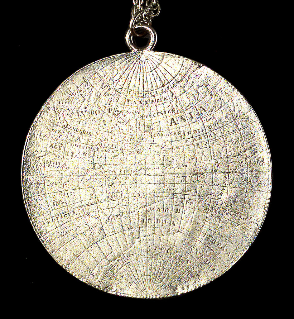 Detail of Medal commemorating Drake's voyage, 1577-1580; obverse by Peter Shorer