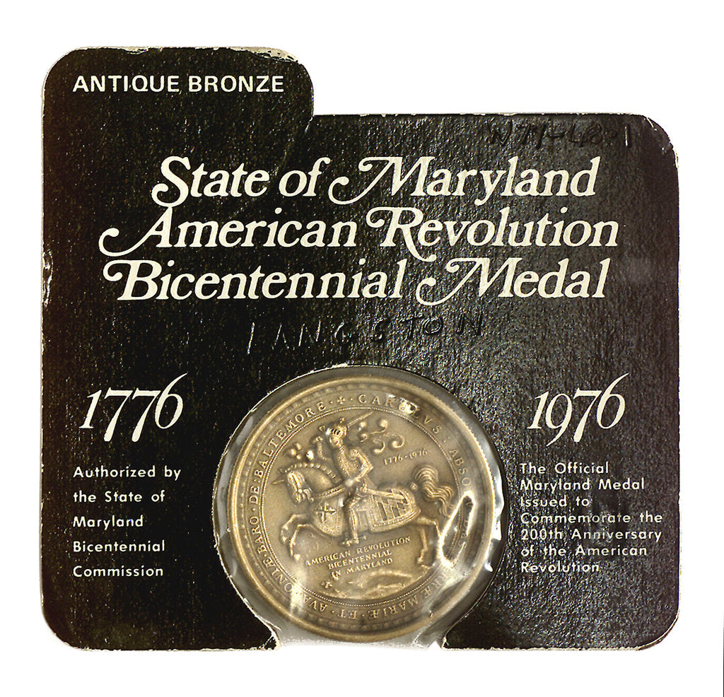 Detail of Medal commemorating the bicentenary of the American Revolution, 1976; obverse by unknown