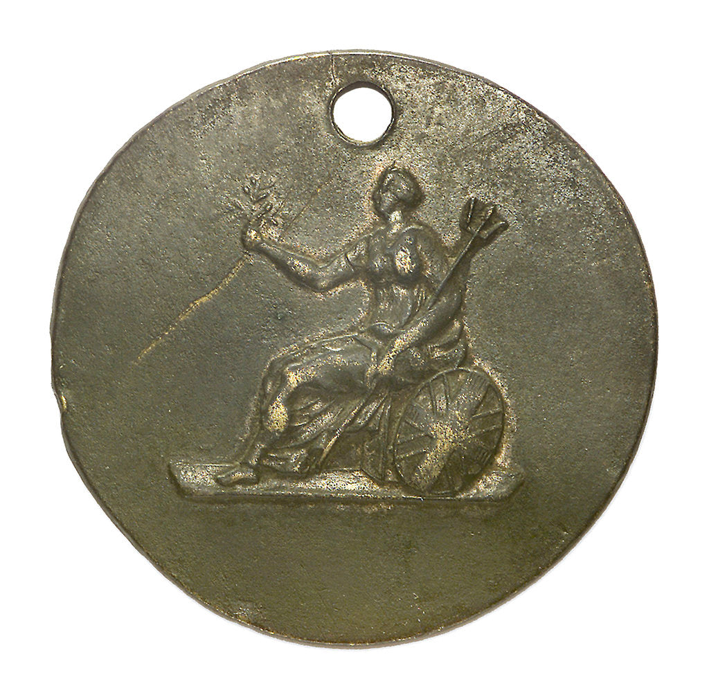 Detail of Medal commemorating the voyage of HMS 'Terror' 1836-7; reverse by unknown