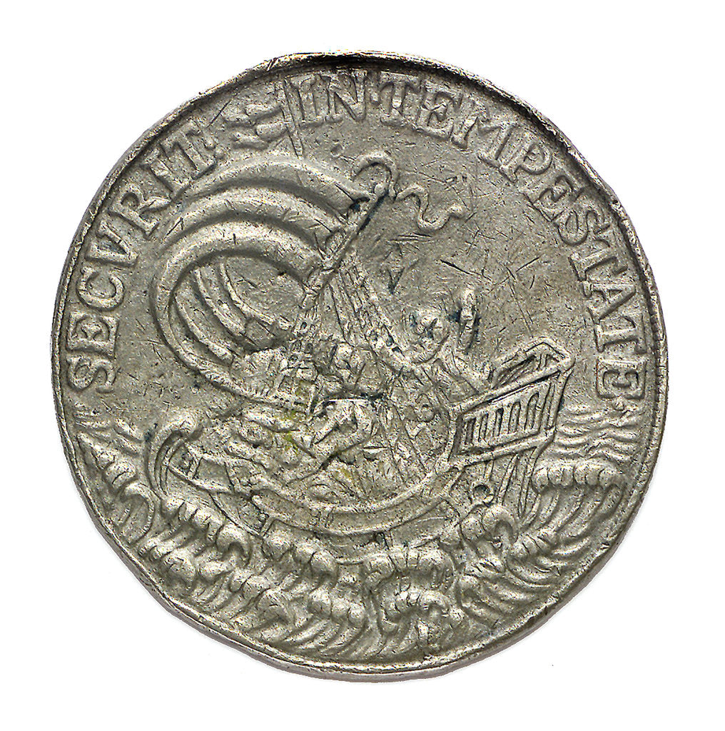 Detail of Commemorative medal depicting St George; reverse by unknown
