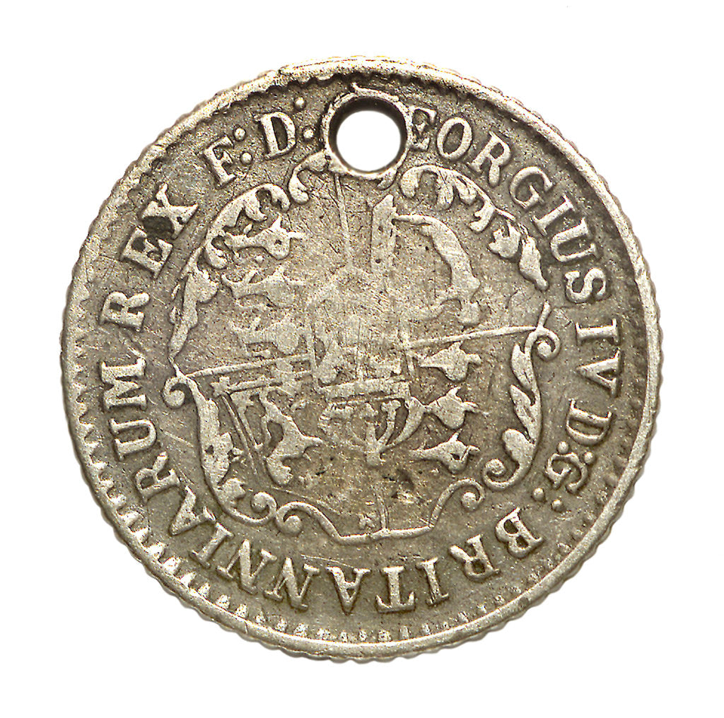 Detail of 1/16 dollar coin; reverse by unknown
