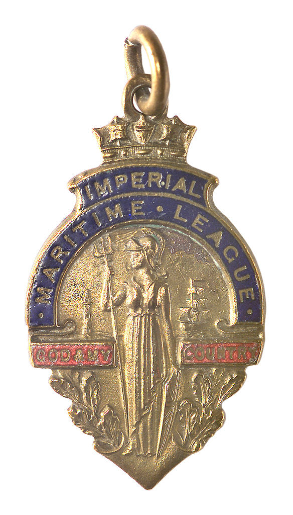 Detail of Medal commemorating the Imperial Maritime League; obverse by unknown