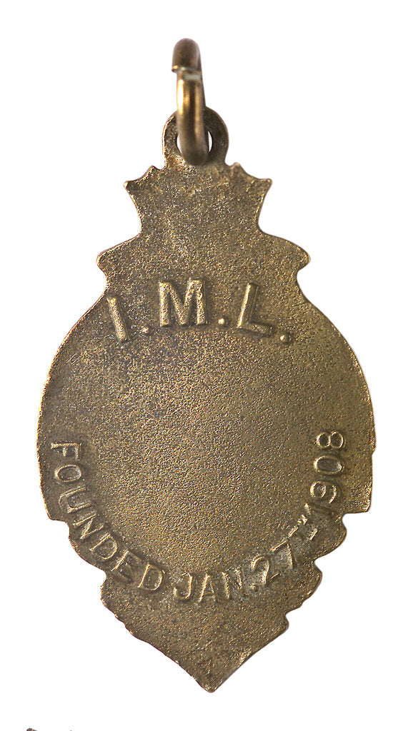 Detail of Medal commemorating the Imperial Maritime League; reverse by unknown