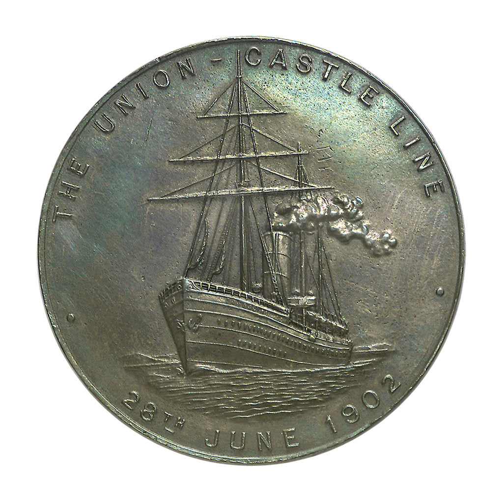 Detail of Medal commemorating the Coronation of Edward VII, 1902; reverse by Emil Fuchs