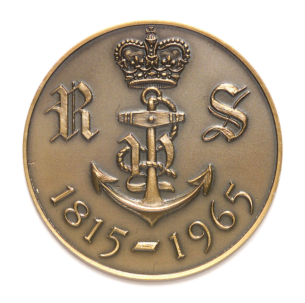 Detail of Medal commemorating the Royal Yacht Squadron 150th anniversary, 1965; obverse by unknown