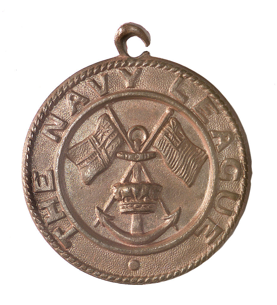 Detail of Medal commemorating the Navy League; obverse by unknown