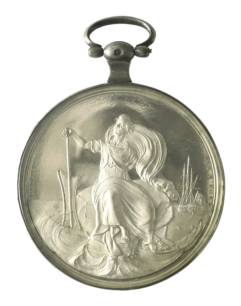 Detail of Medal of the Wolverhampton Pitt Club; reverse by E. Bird