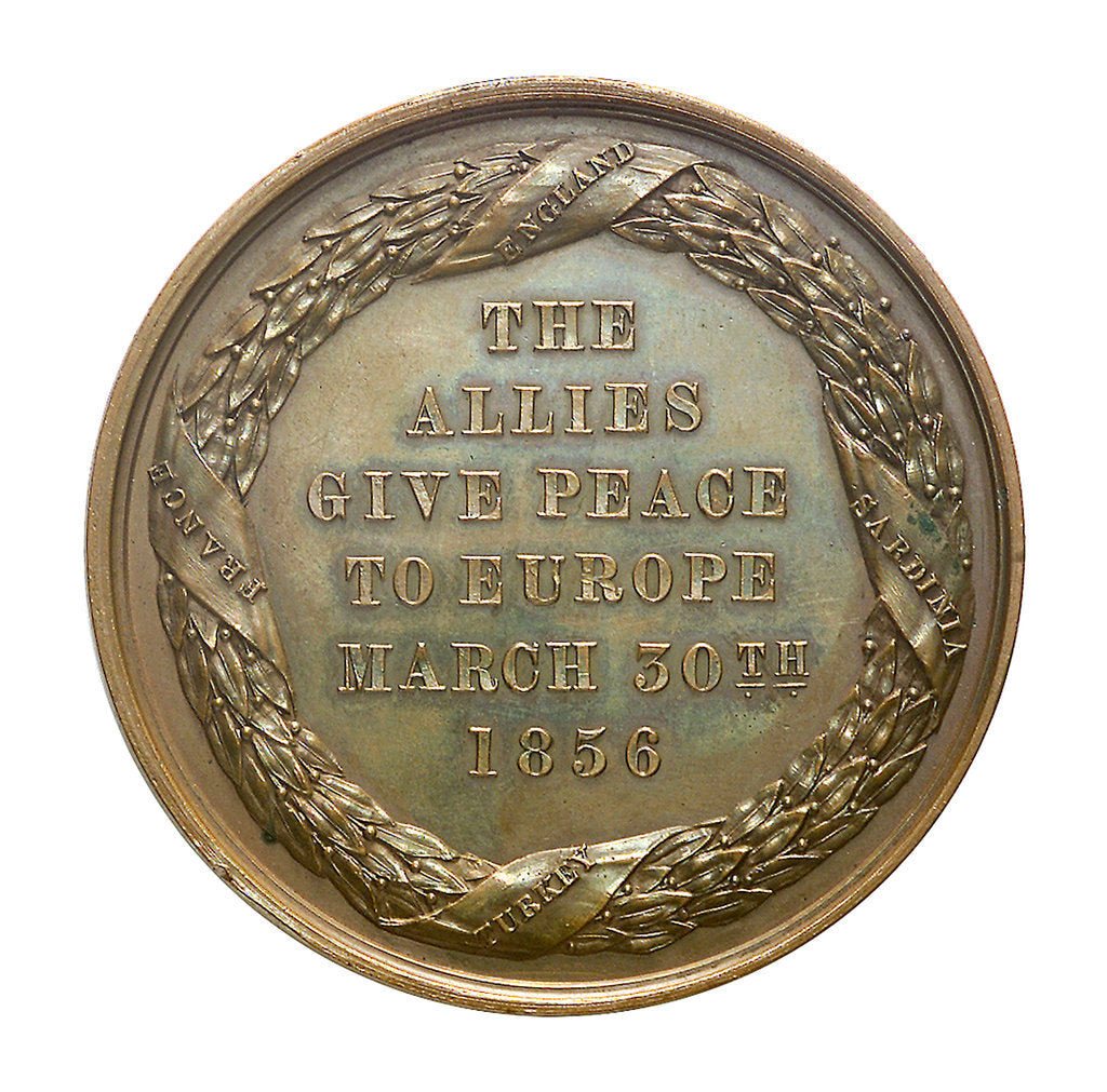 Detail of Medal commemorating the fall of Sebastopol, 1855; reverse by unknown