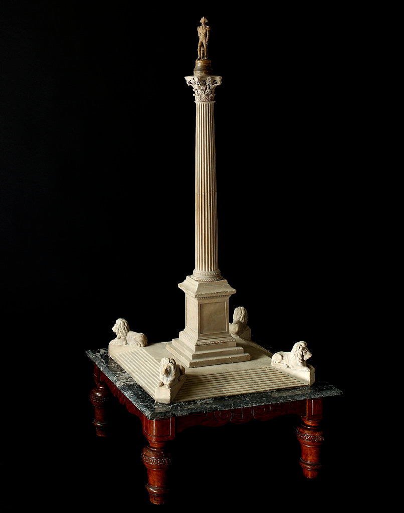 Detail of Architect's model of Nelson's Column by William Railton