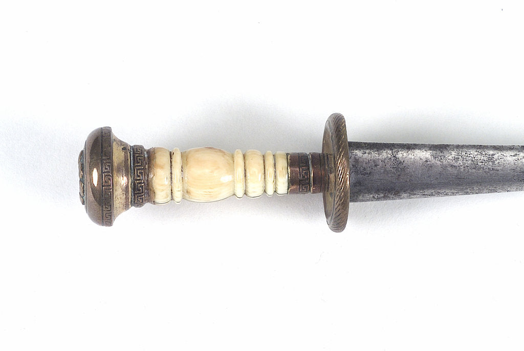 Detail of Straight-bladed dirk by unknown