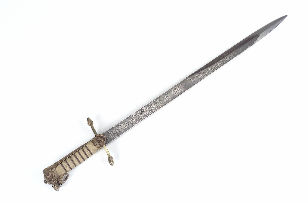 Detail of Chinese Maritime Customs dirk by Wilkinson