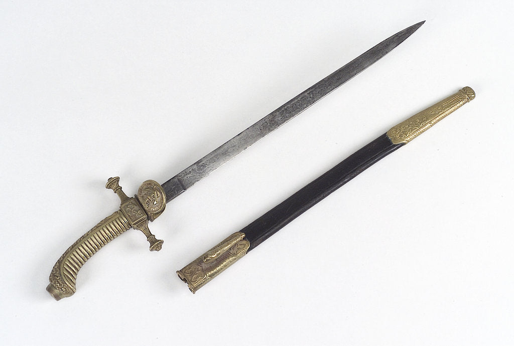 Detail of German dirk by Weyersburg