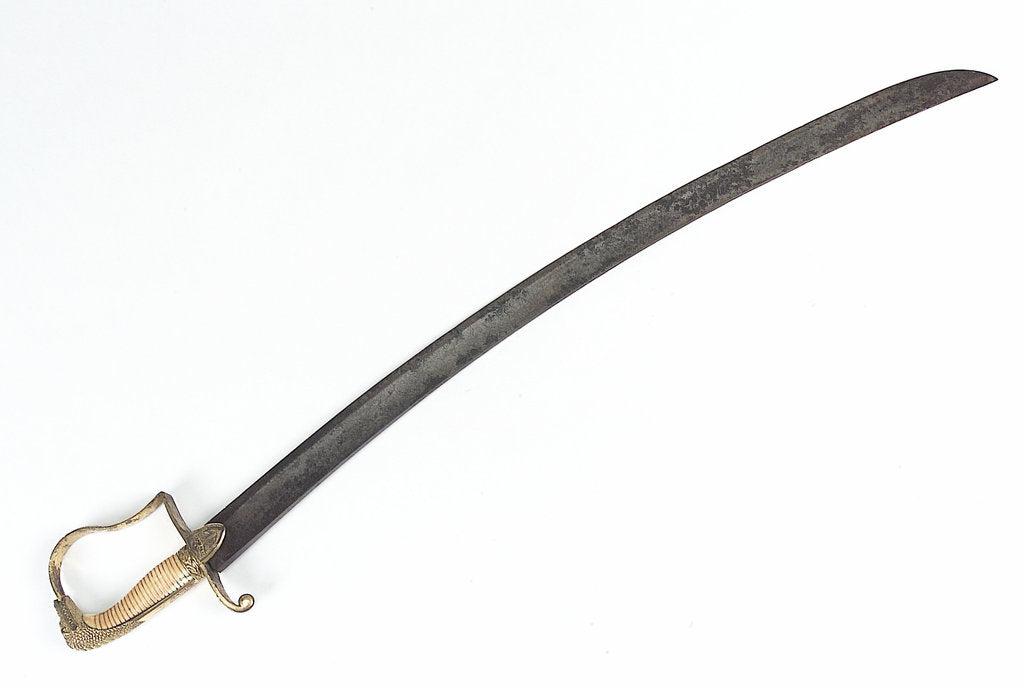 Detail of Stirrup hilted sword by unknown