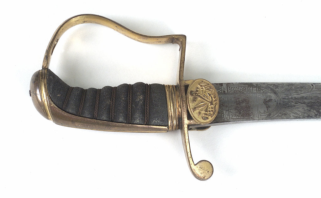 Detail of Hilt of hanger by unknown