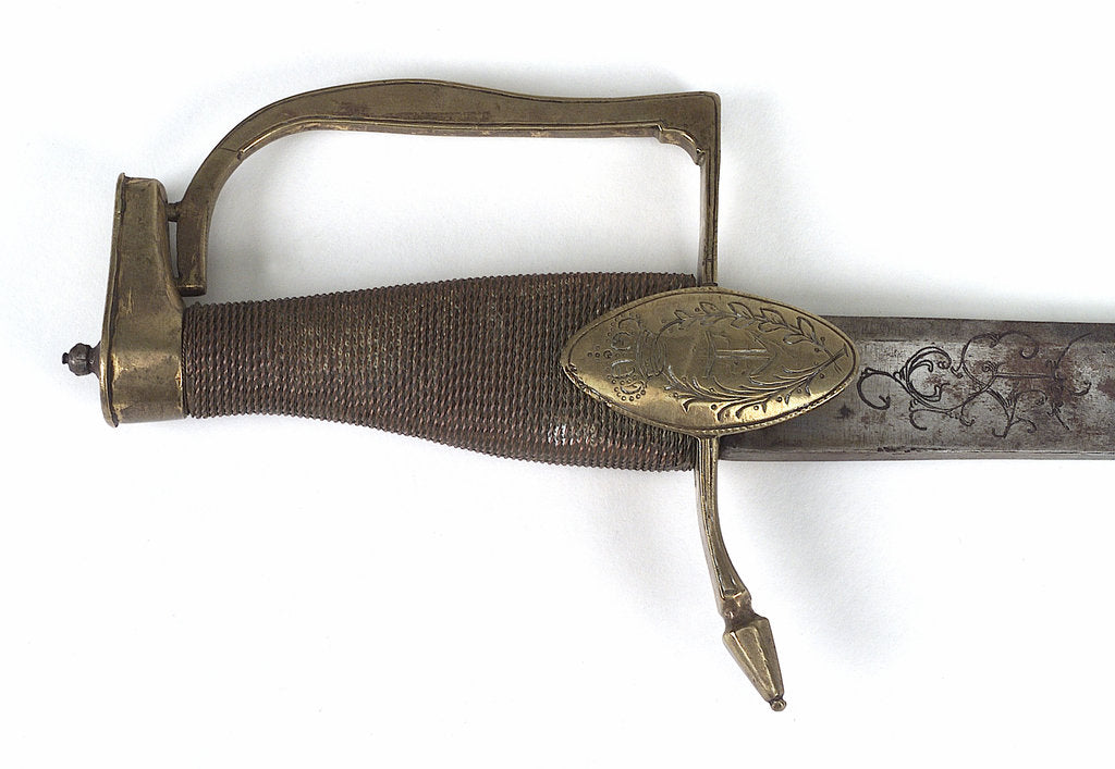 Detail of Stirrup hilted Portuguese hanger by unknown