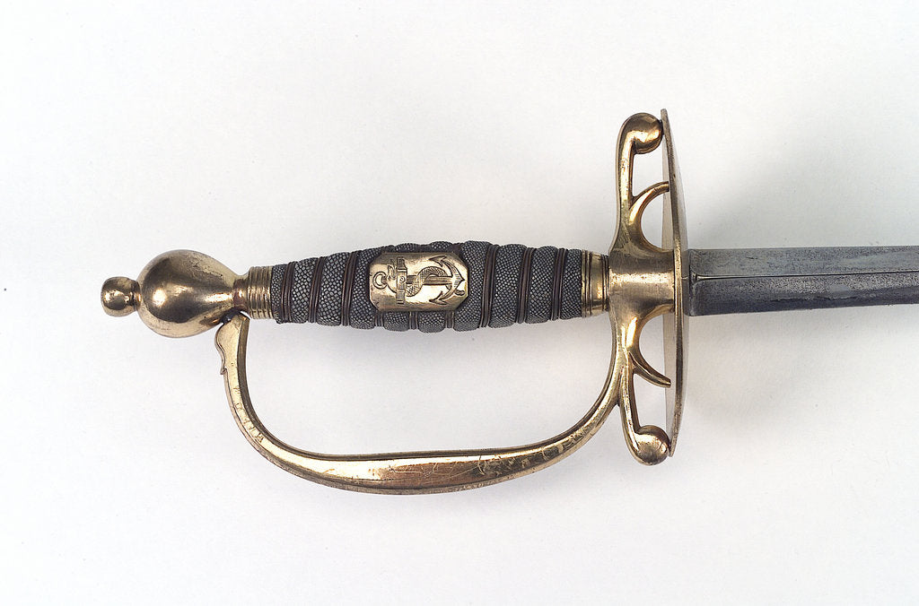 Detail of Small-sword which belonged to a surgeon in the Royal Navy Civil Branch by Read