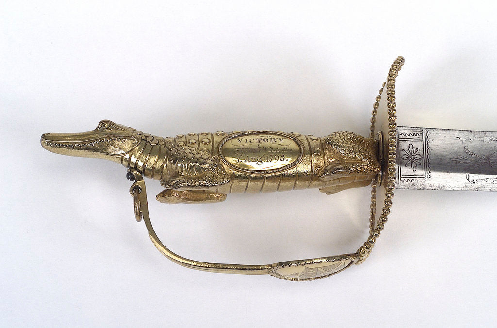 Detail of Presentation sword by unknown