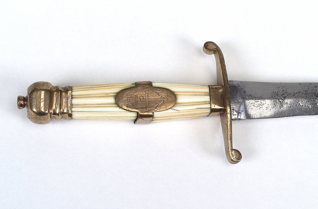 Detail of Straight-bladed dirk by unknown