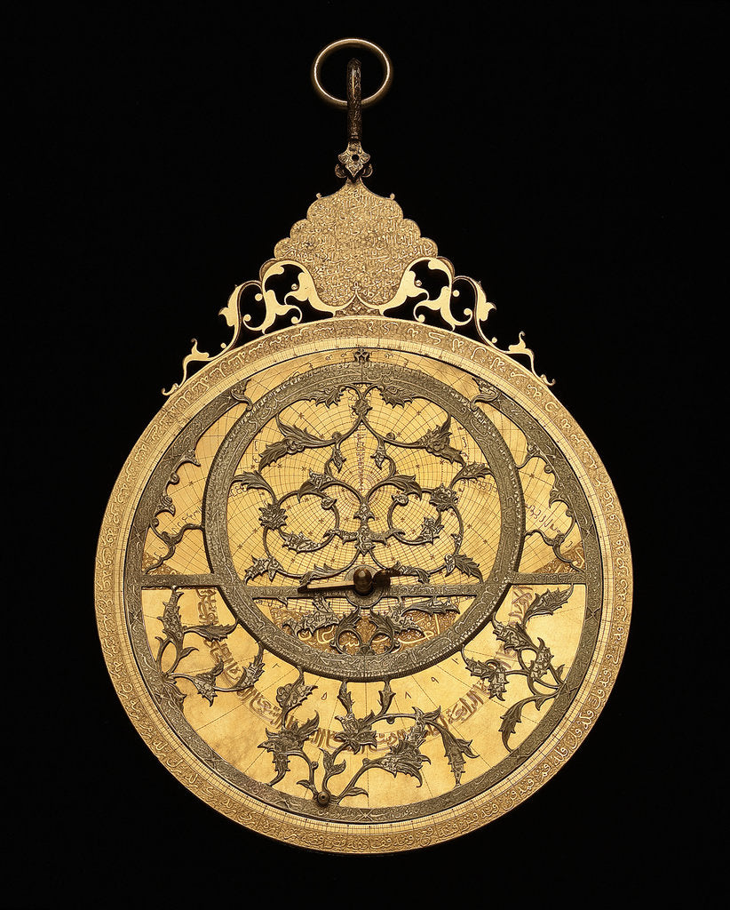 Detail of Astrolabe: obverse by Muhammad Mahdi al-Yazdi