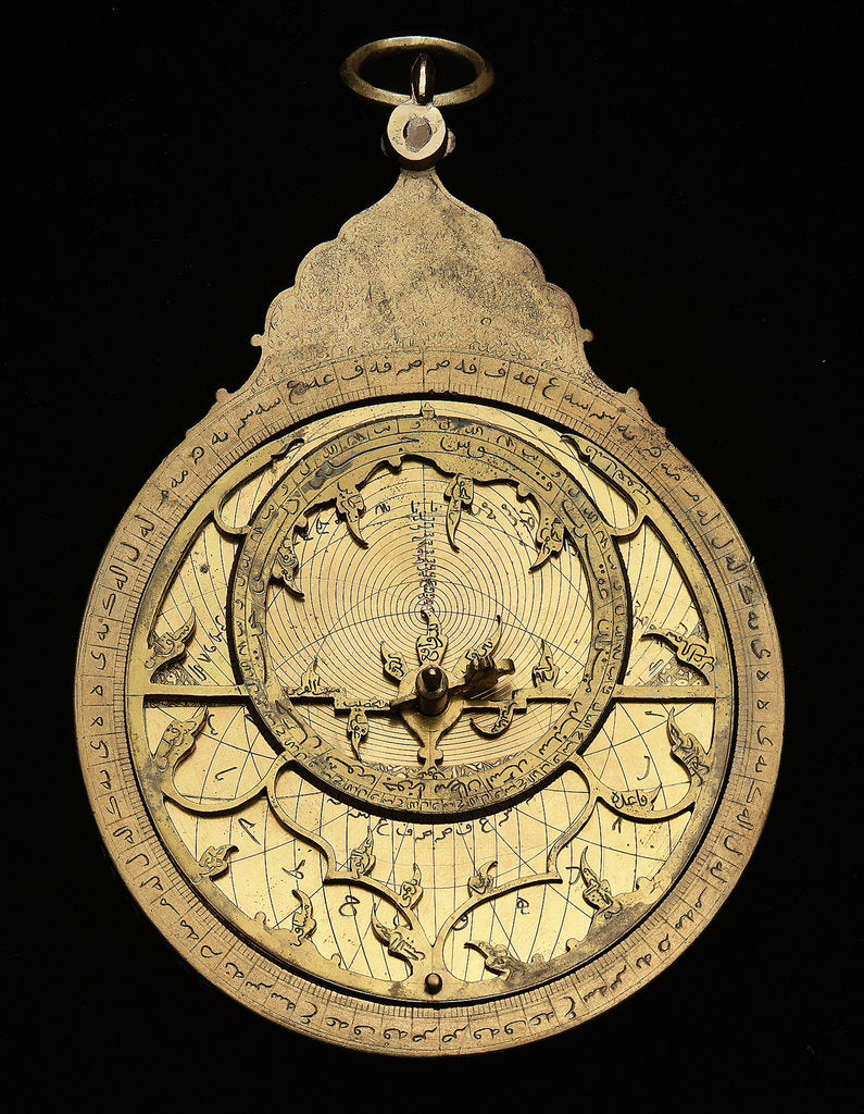 Detail of Astrolabe: obverse by unknown