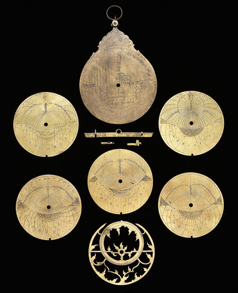 Detail of Astrolabe: obverse by unknown