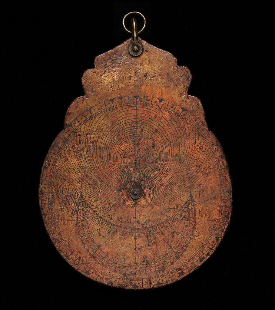Detail of Astrolabe: dismounted obverse by unknown