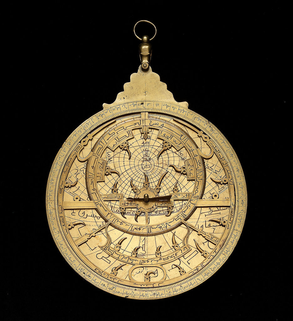 Detail of Astrolabe: dismounted obverse by Muhammad ibn Ahmad al-Battuti