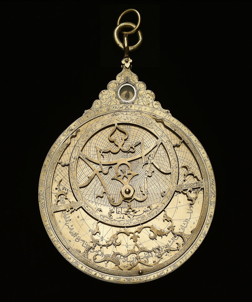 Detail of Astrolabe: mounted obverse by Muhammad Muqim al-Yazdi
