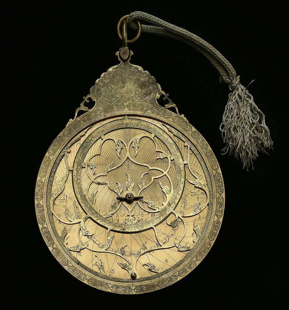 Detail of Astrolabe: obverse by Abd al-A'imma