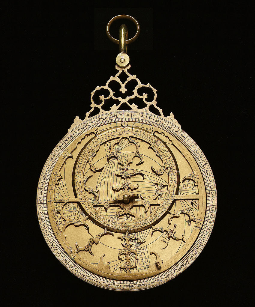 Detail of Astrolabe: mounted obverse by Muhammad Muqim ibn Mulla 'Isa