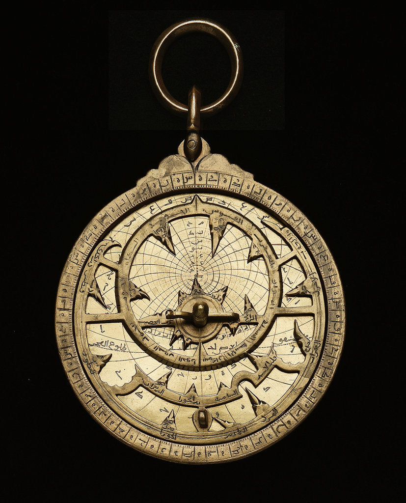 Detail of Astrolabe: mounted obverse by al-Sarraj