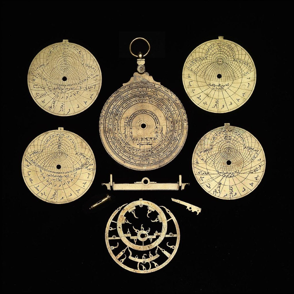 Detail of Astrolabe: dismounted reverse by Muhammad ibn Ahmad al-Battuti