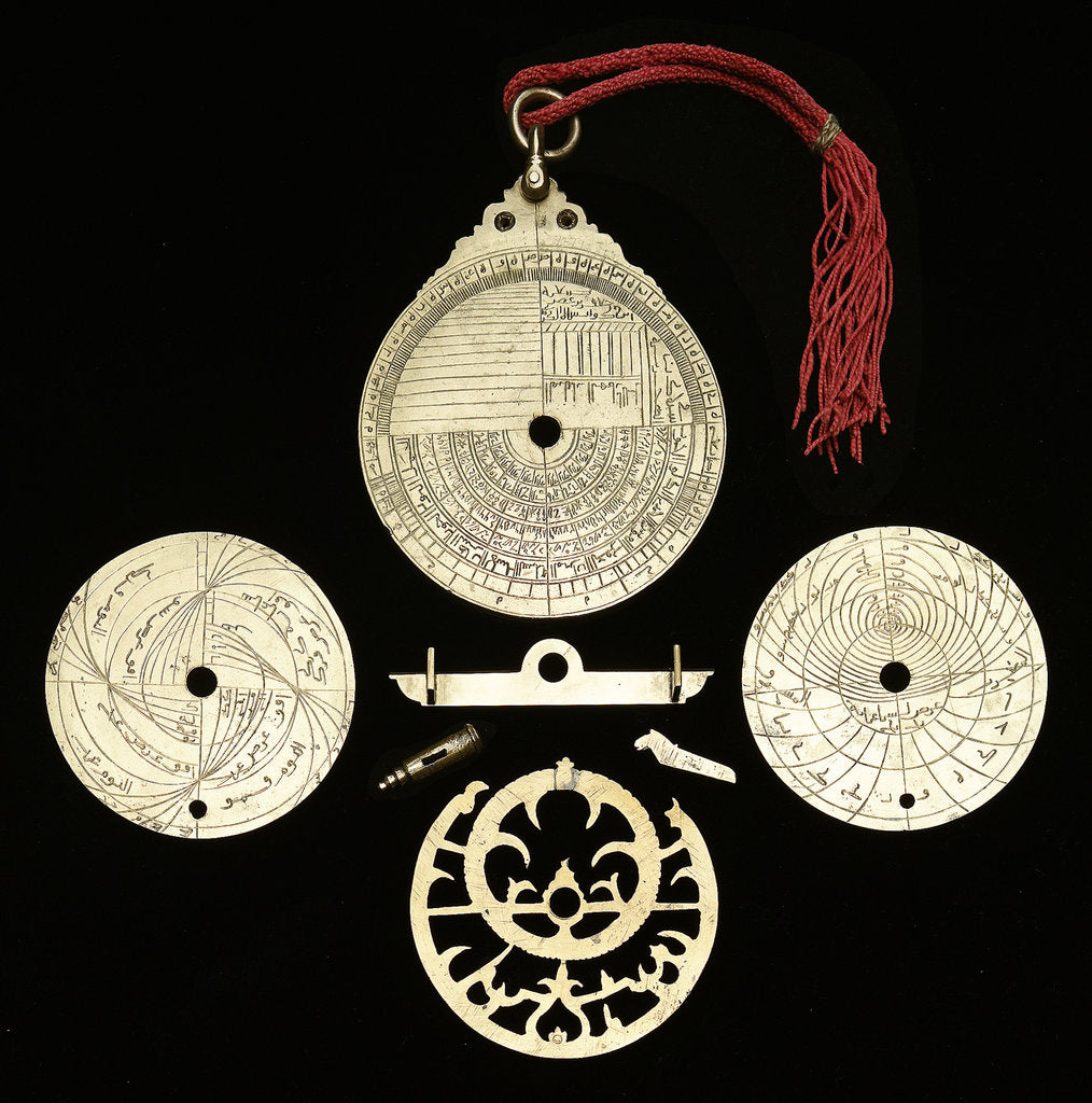 Detail of Astrolabe: dismounted reverse by unknown