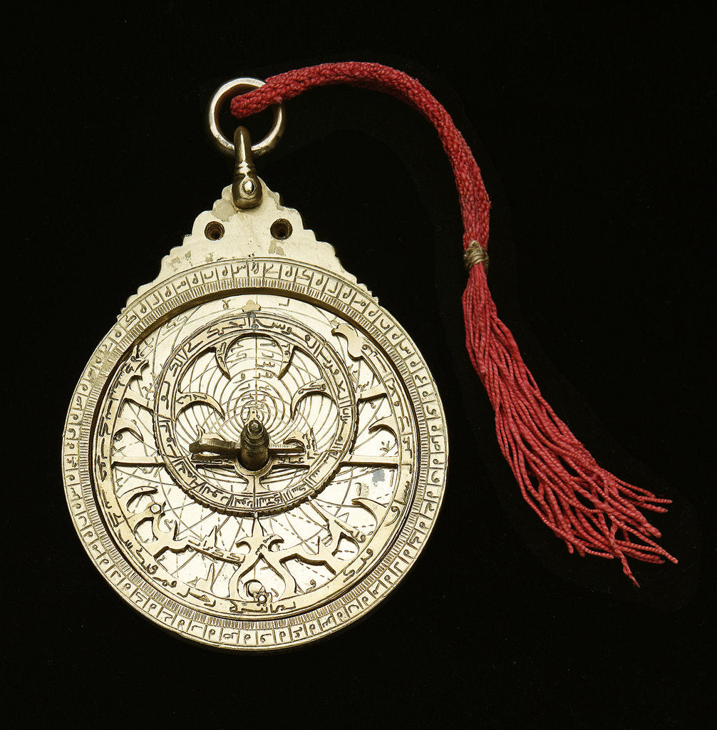 Detail of Astrolabe: mounted obverse by unknown