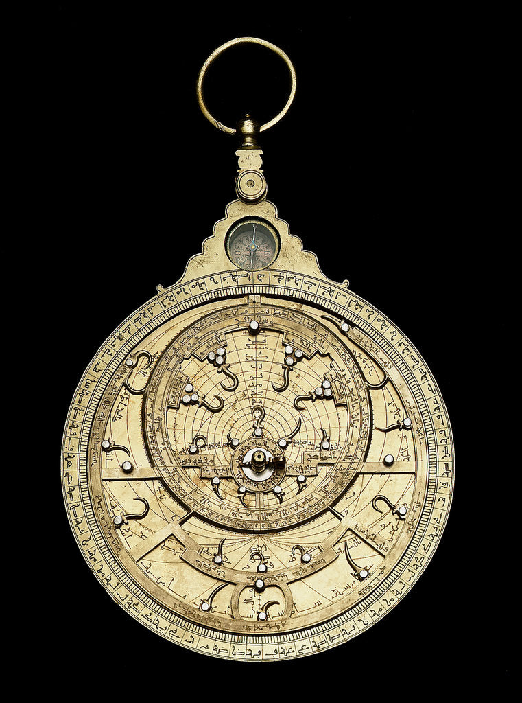 Detail of Astrolabe: mounted obverse by Muhammad ibn Ahmad al-Battuti