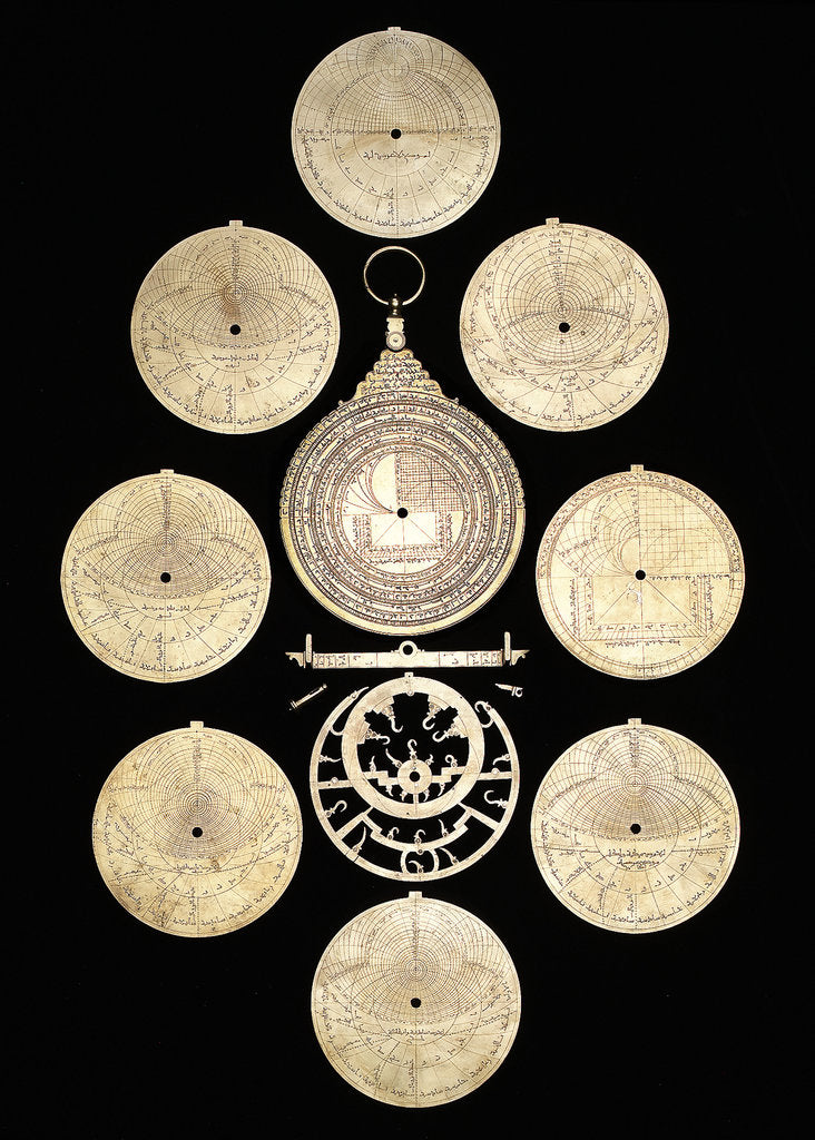 Detail of Astrolabe: dismounted reverse by Muhammad ibn Ahmad al-Battuti