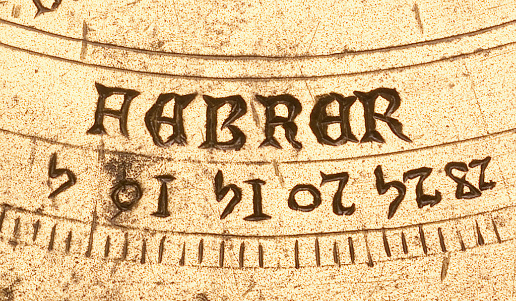 Detail of Astrolabe: detail of mater, 'febrer' by unknown