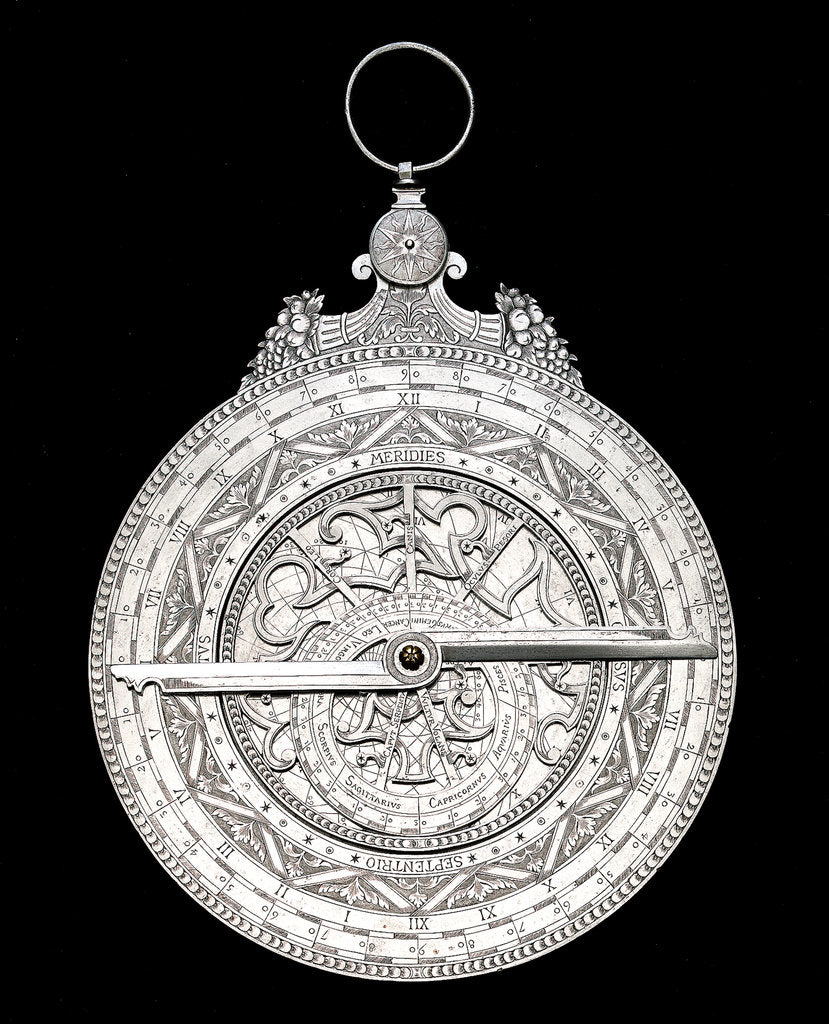 Detail of Astrolabe: mounted obverse by Spitzer Workshop