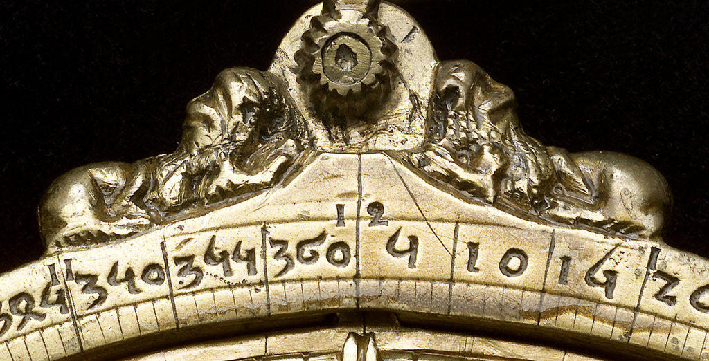 Detail of Caird Astrolabe: detail of throne by unknown