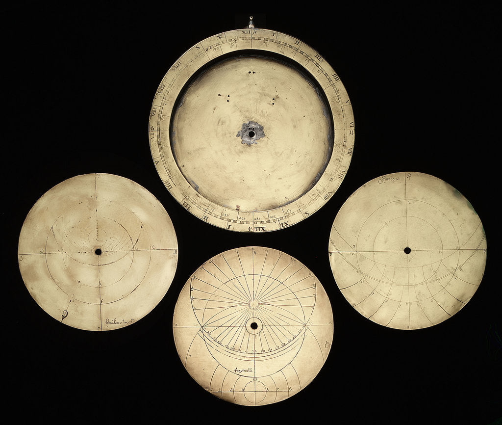 Detail of Astrolabe: dismounted obverse by Egnatio Danti